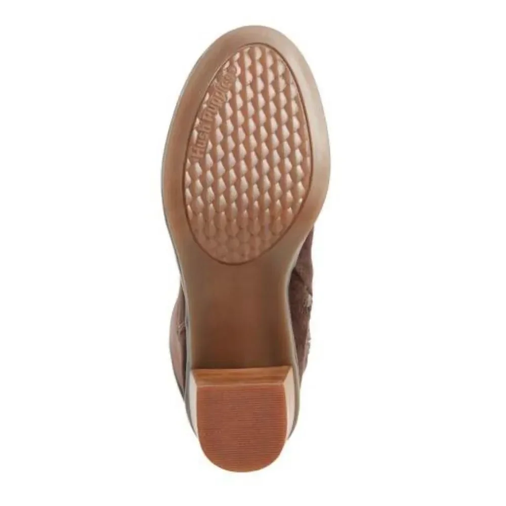 New Hush Puppies Saun Olivia Brown Boots 7.5 - Picture 5 of 12